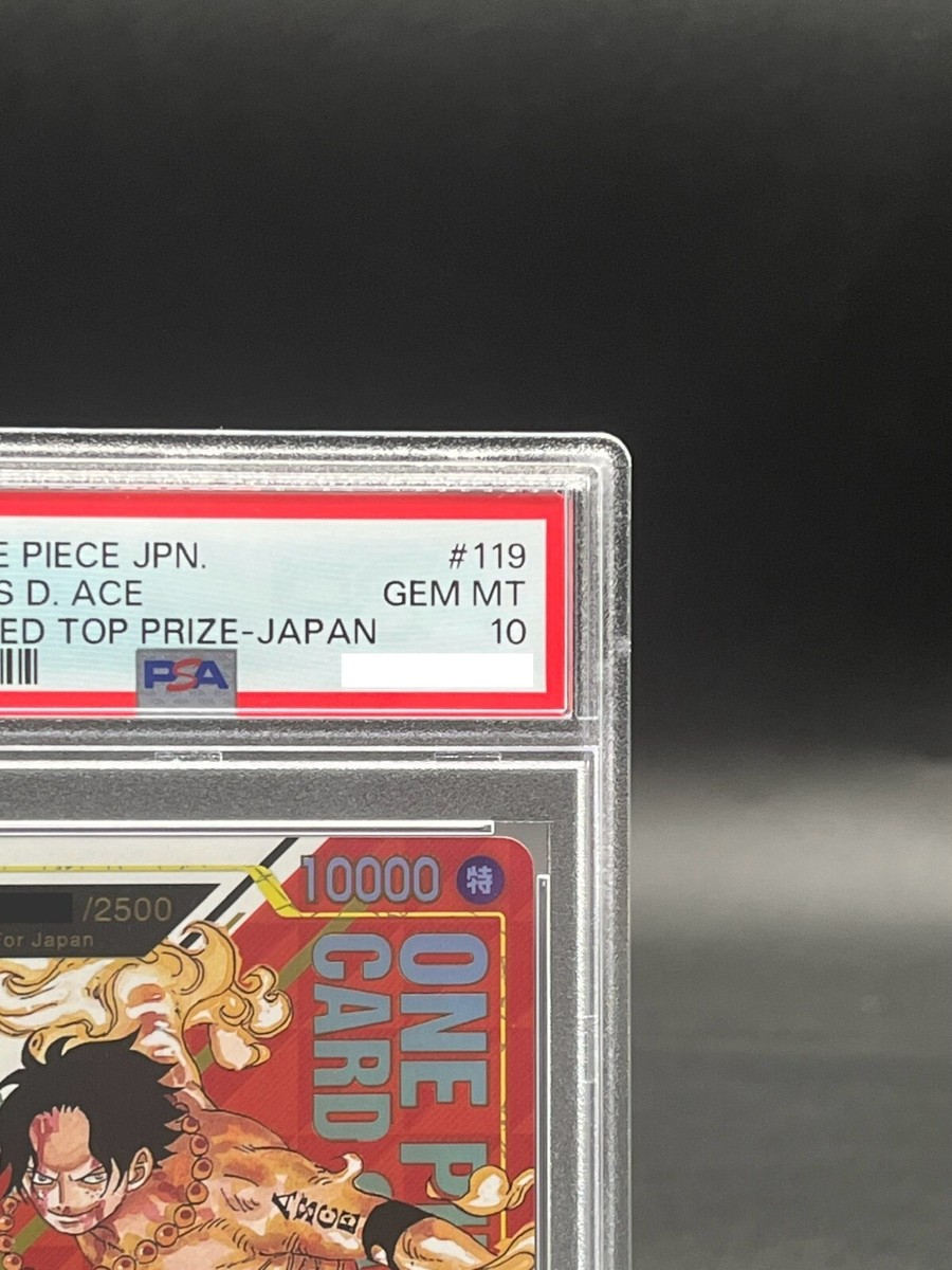 PSA 10 Ace Flagship Battle Promo For Japan OP07-119 2500 PSA 10 Ace Flagship Battle Promo For Japan OP07-119 2500
