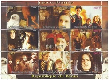 Harry Potter 2008 MNH foglio francobolli