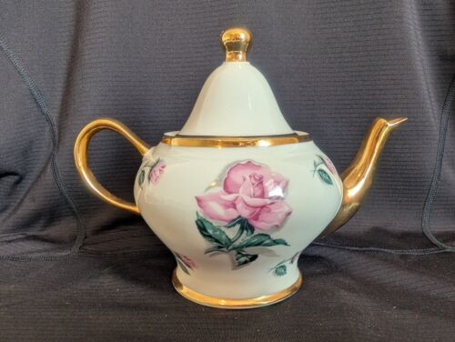 Kingwood China Teekanne mit Goldrand und Deckel - Bild 3 von 9