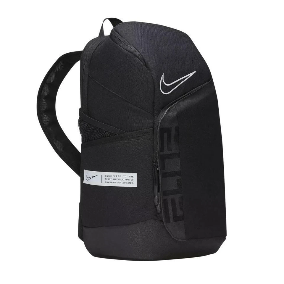 New Nike Elite Pro Basketball Backpack BA6164 Black/White One Size Durable Bag - Image 2 of 4