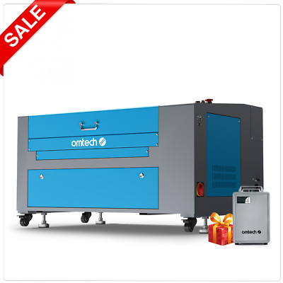 OMTech 60W 16x24 CO2 Laser Engraver with CW-5200 Water Chiller Cutting Machine