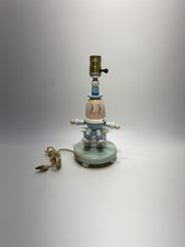 Vintage Wooden Humpty Dumpty Lamp-Nursery Plastic Inc.-Baby Blue Nursery Rhyme