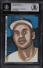 Roberto Clemente HOF Original Art Sketch Card Pittsburgh Pirates 1/1 BAS