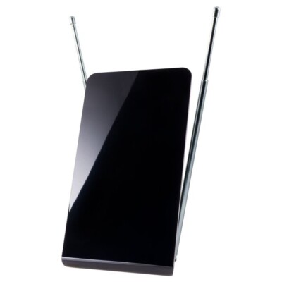 GE 46254 PRO Flat Panel HD Indoor Antenna Black