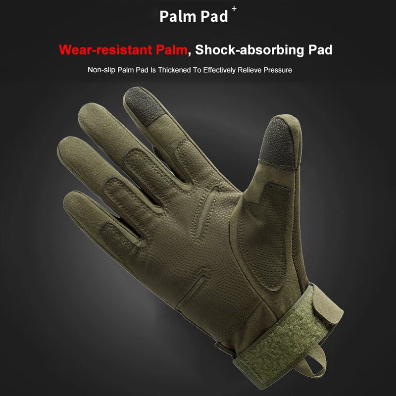  Тактические перчатки с сенсорным экраном для армейского военного боя пейнтбола сверхпрочное снаряжение - Изображение 2 из 4