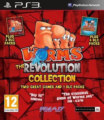 Worms The Revolution Collection PS3 PlayStation3 Videospiel Neuwertig UKRelease
