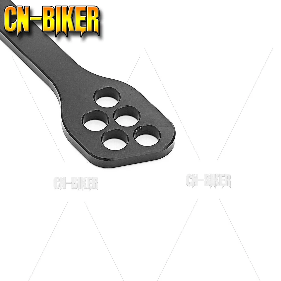 Juego de eslabones descensores ajustables traseros de 5" aptos para Kawasaki Ninja ZX-6R 1995-2021 Foto 3 de 4
