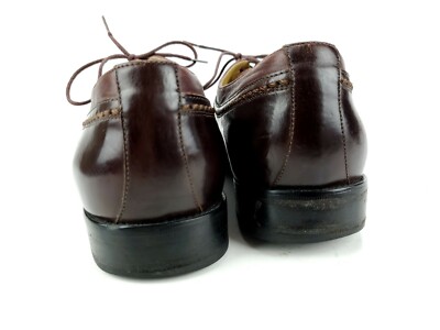 JOHNSTON & MURPHY PANTERA SIZE 8.5 M BROWN CAP TOE LEATHER  display picture 1