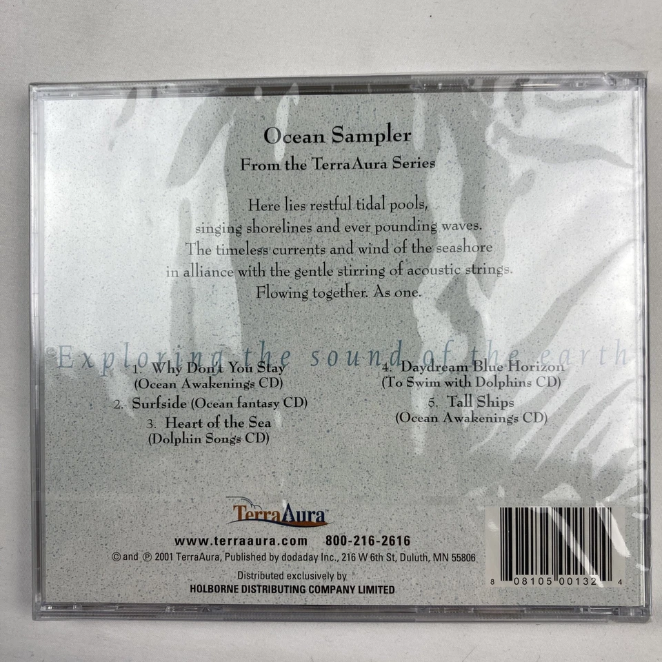 Ocean Sampler Nature Sounds Enhanced with Music Terra Aura Collection SEALED - Image 3 of 4