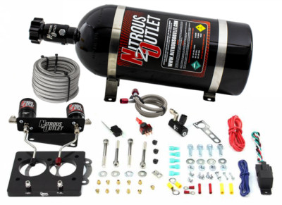 00-10117-52-10 Nitrous Outlet GM 93-97 LT1 52mm Plate System Kit w/ 10lb Bottle