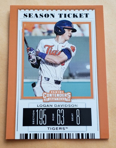 2019 Panini Contenders Draft Picks #17 Logan Davidson
