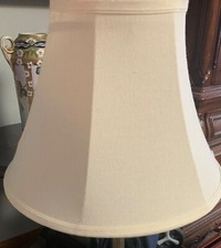 Vintage, Fabric Shade for Table/ Floor Lamp, 10 1/2"  Tall x 15" Base.
