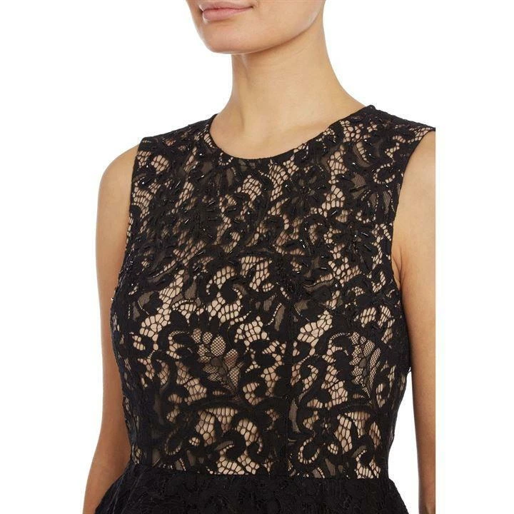 JS COLLECTIONS Shift dress with lace bodice SIZE 14 - Image 4 of 4