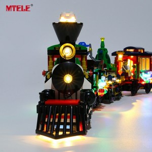 lego holiday train lights