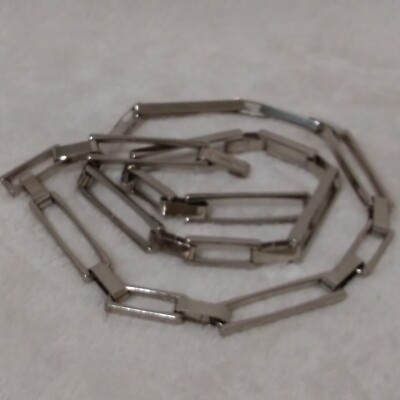 ?Calvin Klein Silver Metal Chain Link Belt? Calvin Klein Silver Dress Belt Metal Chain Link Belt L/XL  main image 2