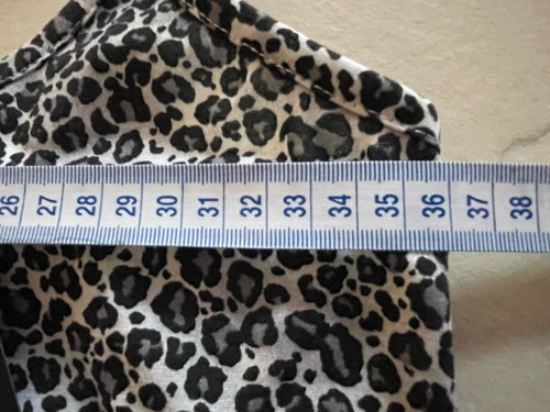 Pretty Little Thing DresBlack Leopard Print Split Cami Midi Size 6 New with tags - Picture 7 of 10