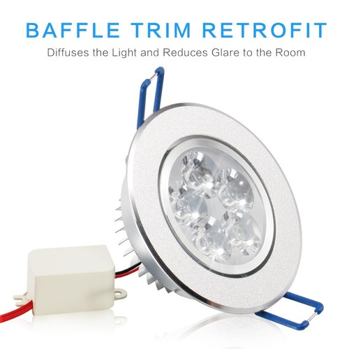 10/20/30/40PC Dimmable 15W LED Downlight Spotlight Recessed Ceiling Bulb Lamp US - Picture 4 of 10