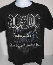 AC/DC For Those About To Rock T-shirt Medium 2006 Angus Young black