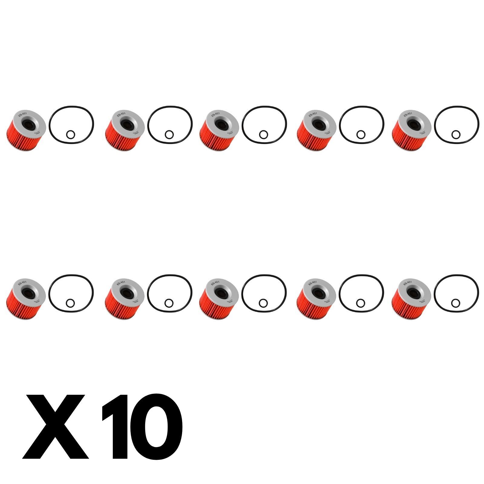 10 Pack K&N Oil Filter for Kawasaki ZR550 Zephyr 19911998 eBay