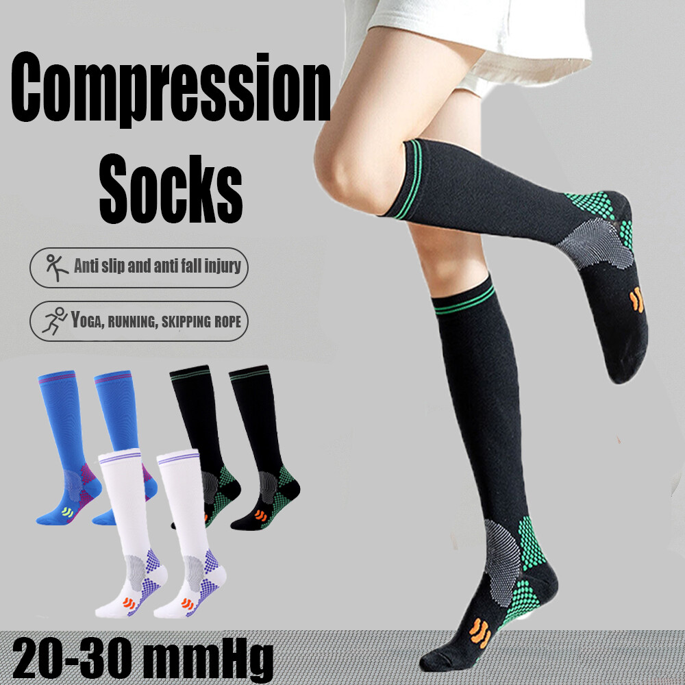 SAOLA 3 Paia Calze a Compressione Calze Equipaggio Atletico Controllo Tempo Libero con Suola Ammortizzata