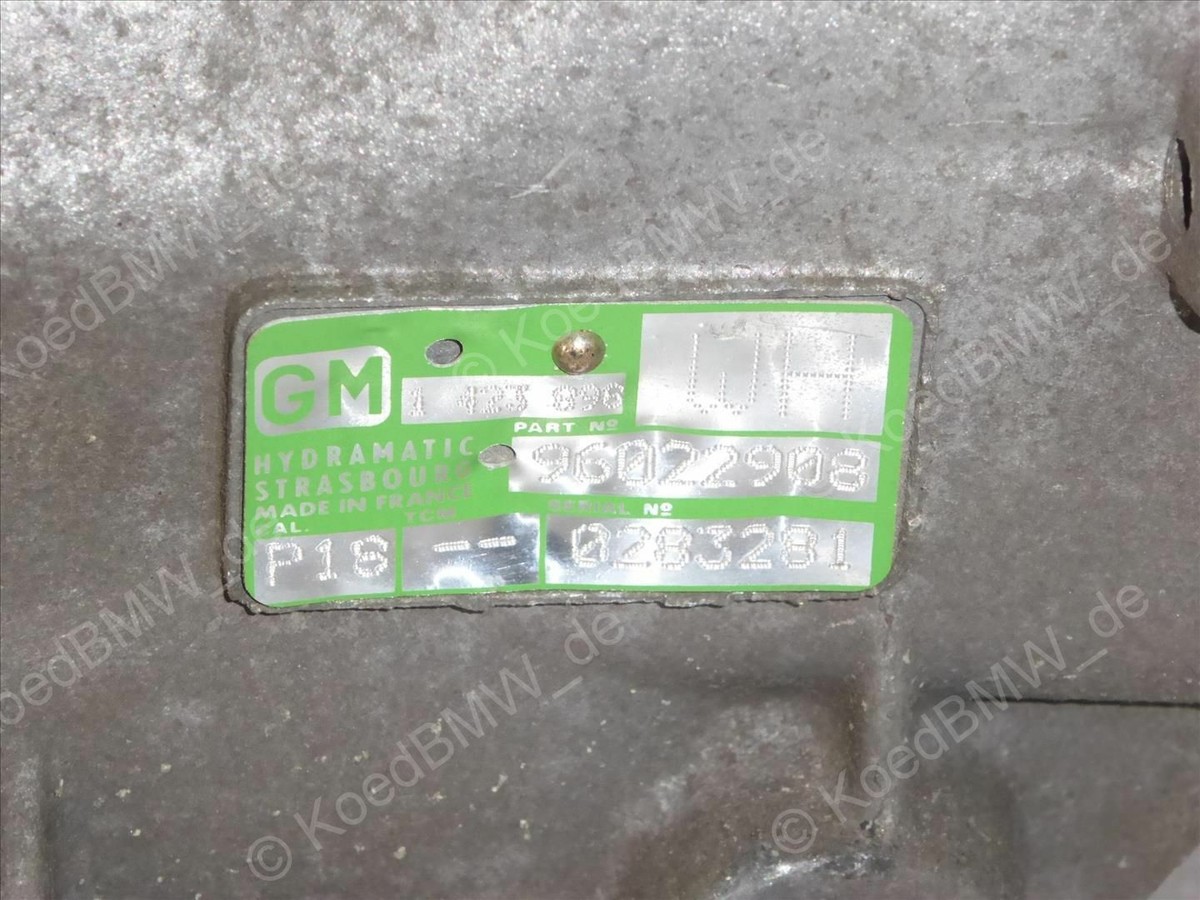 BMW 24007510958, GM 1423898 WH96022908P18 -- 0283281 | eBay