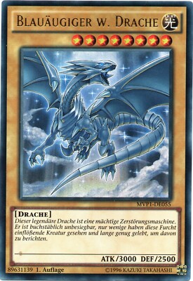 MVP1-DE055 Blauäugiger W. Drache 1Aufl. Ultra Rare 