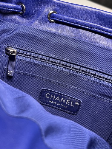 Chanel Blue Lambskin Small Urban Backpack - Picture 11 of 13
