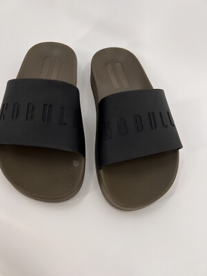 NoBull Slides Sandals Black US 4.5 UK 2 EUR 35 Comfort Slip  display picture 3