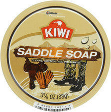 Kiwi Saddle Soap, 3.125 Ounce - Cleans, Softens and Preserves Smooth Leather