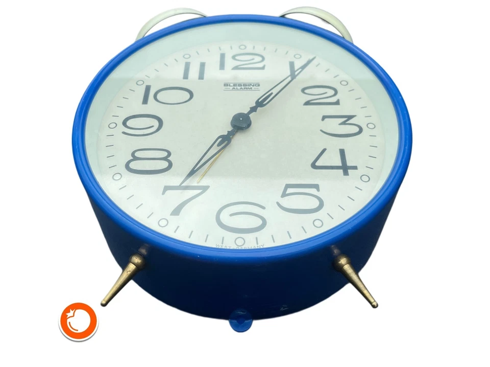 1970er Riesiger Blessing Alarm mechanischer Wecker 30cm funktion top Germany - Bild 4 von 4