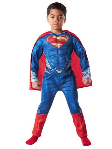 Costume Carnevale Bambino Superman Deluxe Man Of Steel Rubie's art.886505 |  eBay