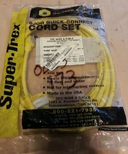 CG13D28F012 TPC WIRE & CABLE SUPERTREX SJ00 MICRO QUICK CONNECT  NEW SEALED PACK