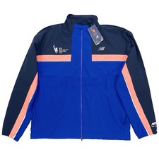 New Balance Men's 2025 New York City Marathon Windcheater Jacket Blue Size M