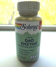 Solaray DAO Enzyme 60,000 HDU 135 Veg Caps VA...