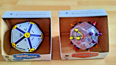 brainteasers Geduldspiele sehr knifflig! IcoSoKu und BRAIN string Recent Toys