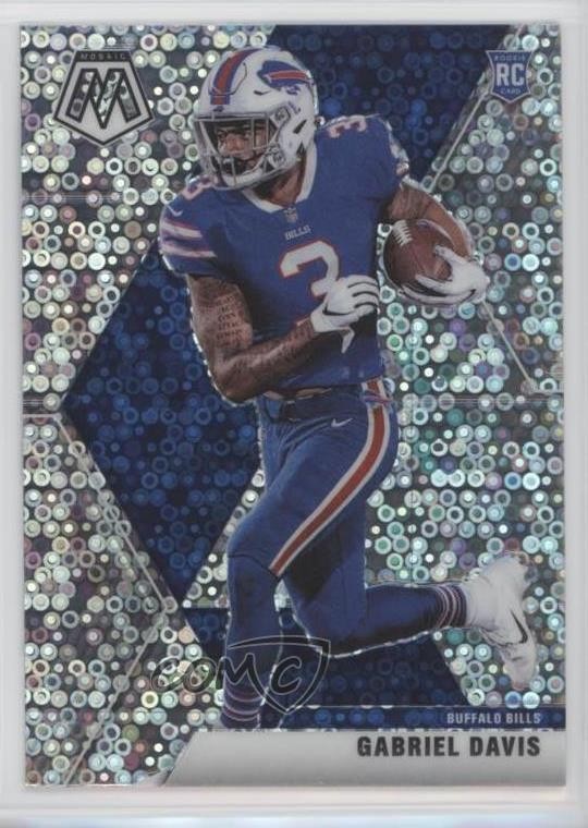 2020 Panini Mosaic Rookies No Huddle Silver Prizm Gabriel Davis #239 0jk3