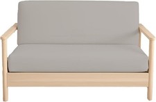 Twin Size Armless Futon Covers - 100% Egyptian Cotton Futon Slipcovers - Zippere