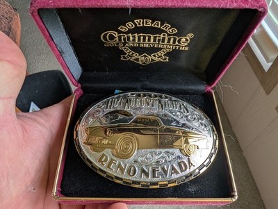 Crumrine Hot August Nights Belt Buckle - 2000 - Reno, Nevada