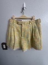 New With Tags Gucci Multicolor Tweed Shorts Size 46 Us 10/12