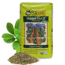 Organic Yerba Mate Loose Leaf Tea – Natural Energy  Detox – 1 lb Pack