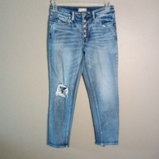 Altar'd State Button Fly Distressed Jeans Size 26