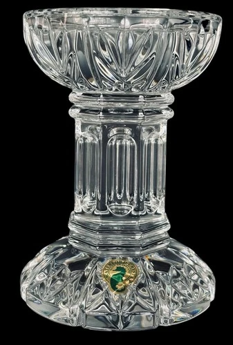 Waterford Crystal Glass Bethany 5.5" Pillar Holder Stand for 3" Candle Vintage