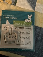 Lawn Fawn clear stamps BRAND NEW "Caramel apple" USA made