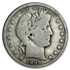 1896-S Barber Half Dollar VG