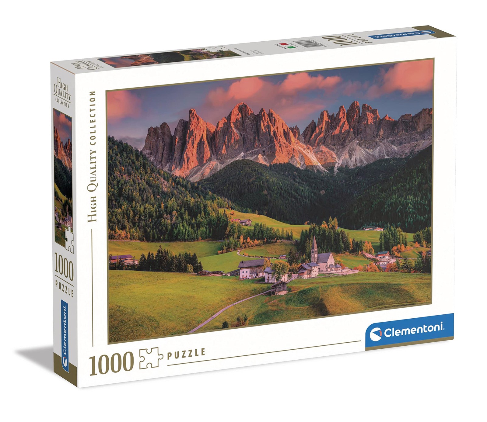 Puzzle 1000 pièces Dolomites Magiques - Jeu de réflexion en bois de hêtre