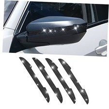 4 PCS Bling Rhinestone Car Door Handle Scratch Protector, Universal for Black