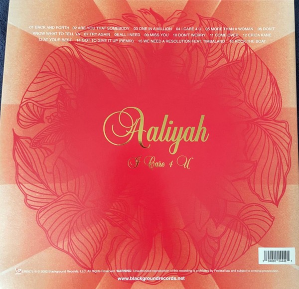 限定盤 AALIYAH / I CARE 4 U アリーヤ レコード レア盤 Aaliyah 限定盤 AALIYAH / I CARE 4 U アリーヤ レコード レア盤 Aaliyah