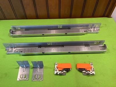 Blum TANDEM Plus BLUMOTION 21'' Drawer Slides 563H533-02B Pair + Brackets & Clips