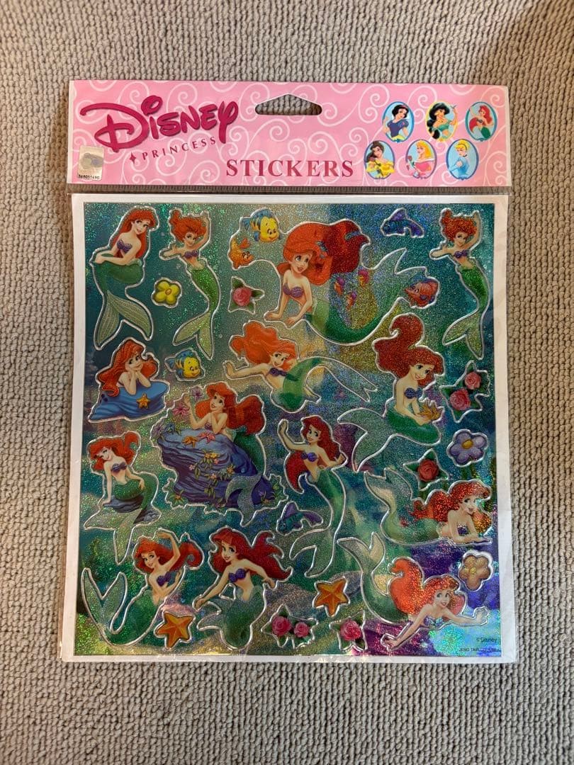 Disney Ariel glitter sticker