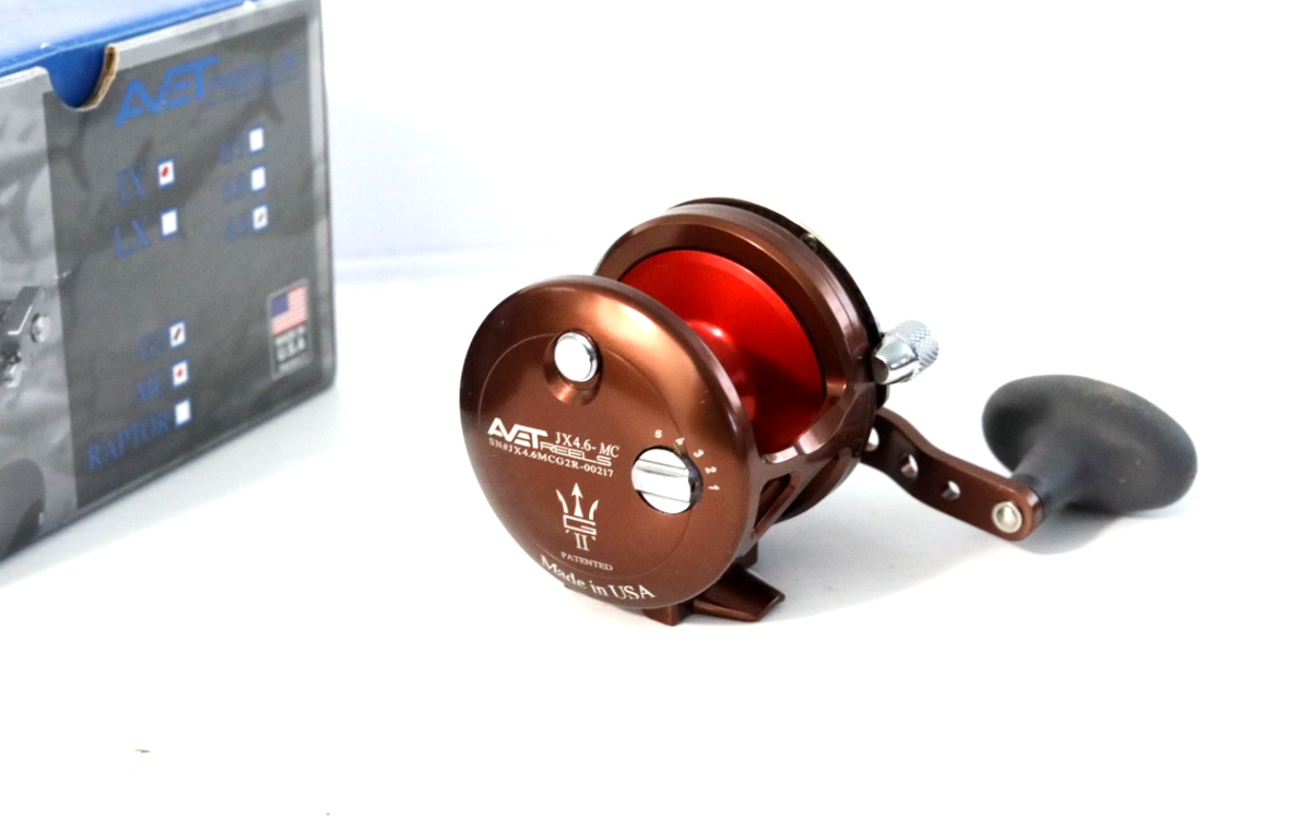 Avet JX4.6 MC G2 Single Speed Lever Drag Reel - Right Handed